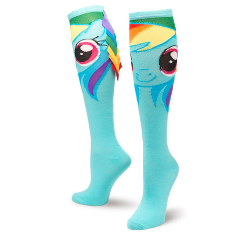My Little Pony Rainbow Dash Knee High with Hair