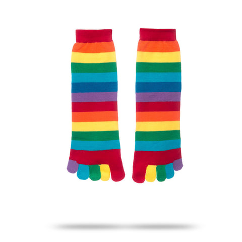 RAINBOW TOE SOCKS