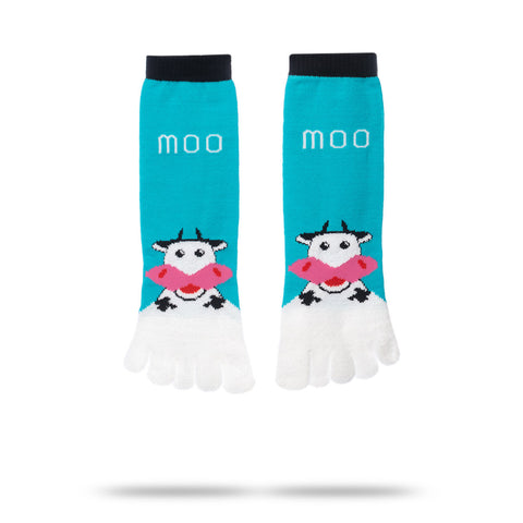 MOO...COW TOE SOCKS