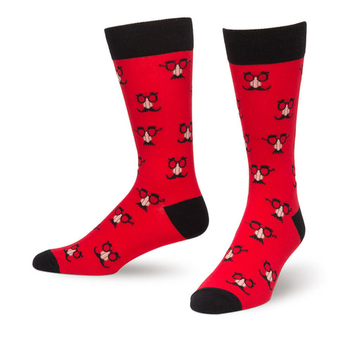 Mustache Socks