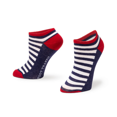 Americana No-Show Socks 3 Pack
