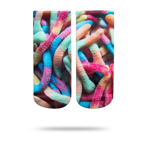 Gummy Worms Crew Socks