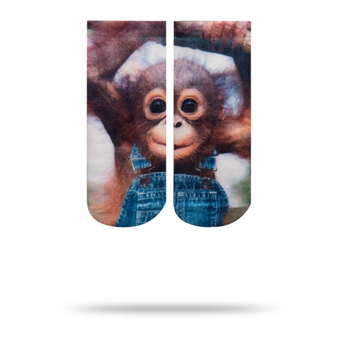 Monkeying Around Ankle Socks