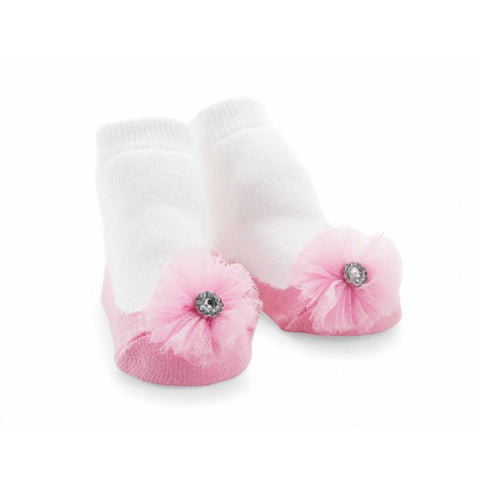JEWELED FLOWER SOCKS