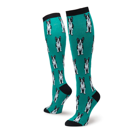 Boston Terrier Knee Highs