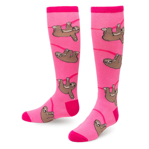 Pink Sloth Junior Knee High
