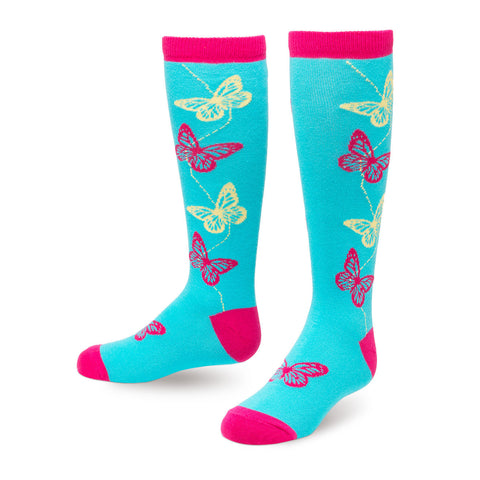 Butterfly Junior Knee Socks
